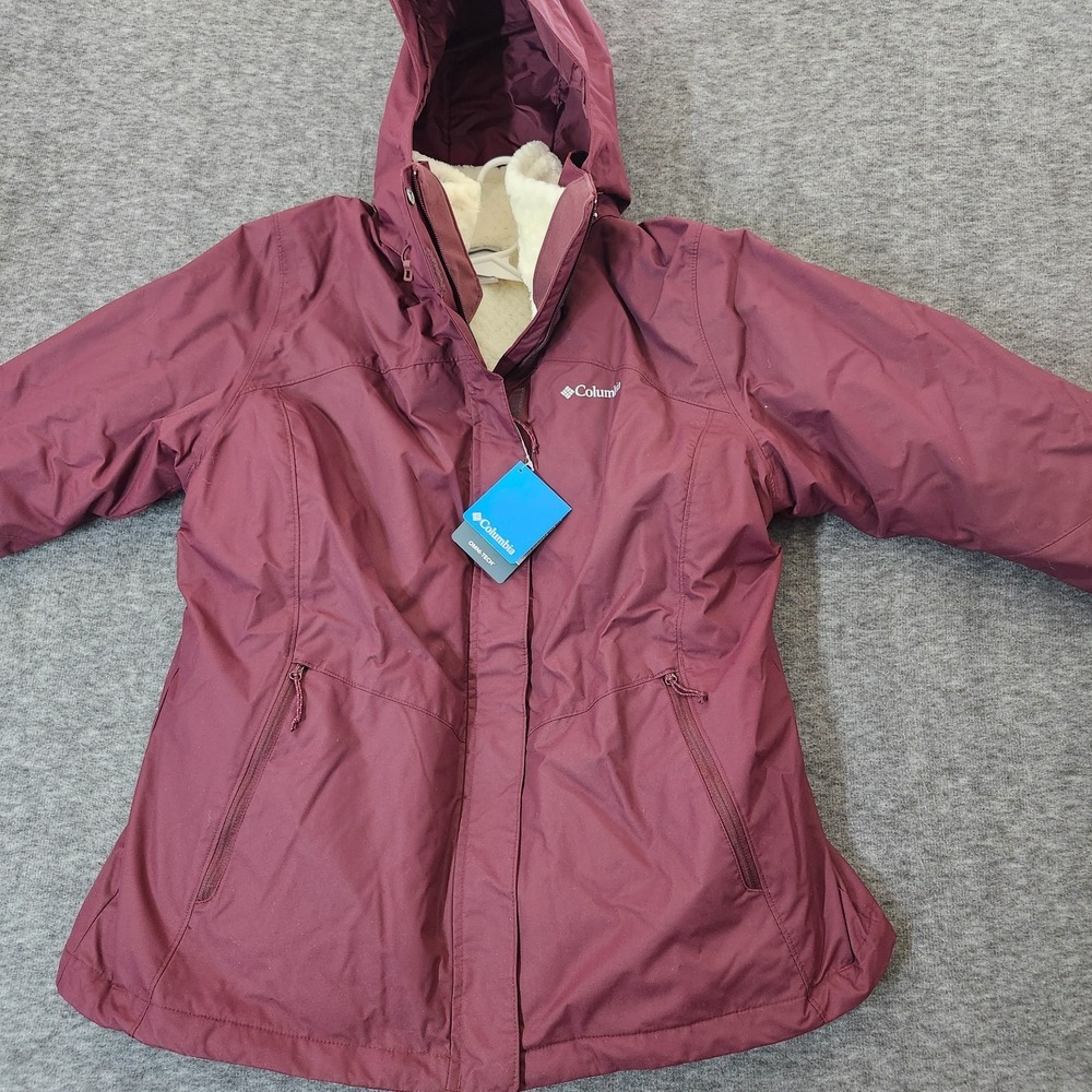 NWT Columbia Bugaboo II Fleece Interchange Hooded Jacket Women's 1XL MSRP 200.00